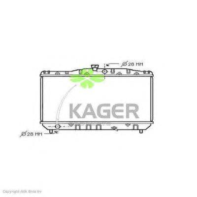 Радиатор, охлаждение двигателя KAGER 31-2030