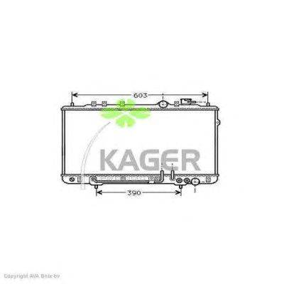 Радиатор, охлаждение двигателя KAGER 31-2560