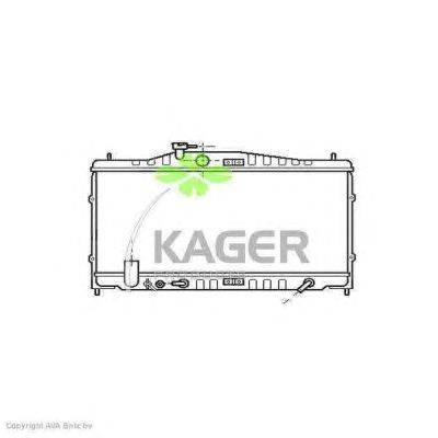 Радиатор, охлаждение двигателя KAGER 312576
