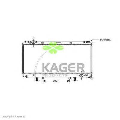 Радиатор, охлаждение двигателя KAGER 31-2581