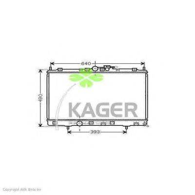 Радиатор, охлаждение двигателя KAGER 31-2820