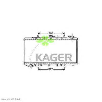 Радиатор, охлаждение двигателя KAGER 31-2889