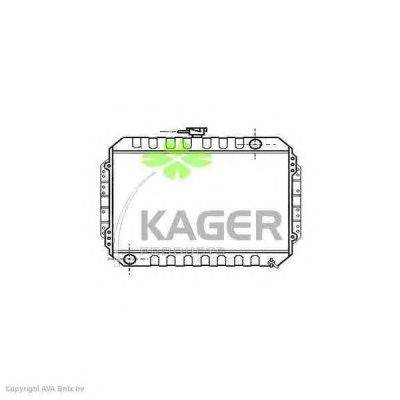 Радиатор, охлаждение двигателя KAGER 313438