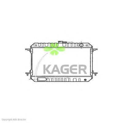 Радиатор, охлаждение двигателя KAGER 31-3458
