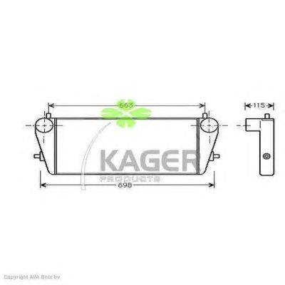 Интеркулер KAGER 313988