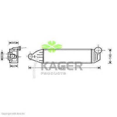 Интеркулер KAGER 314039