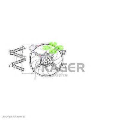 Вентилятор, охлаждение двигателя KAGER 32-2106