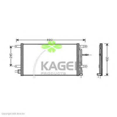 Конденсатор, кондиционер KAGER 945015