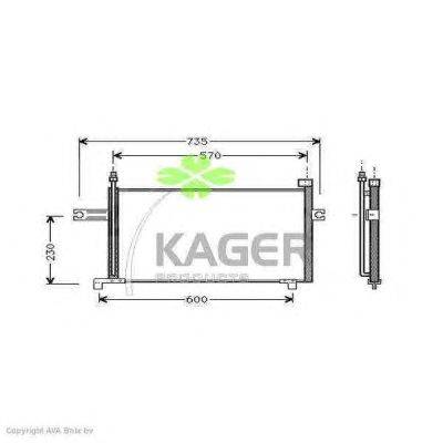 Конденсатор, кондиционер KAGER 94-5086