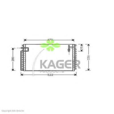 Конденсатор, кондиционер KAGER 94-5843