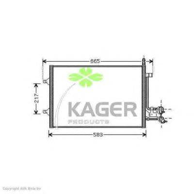 Конденсатор, кондиционер KAGER 945980