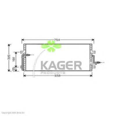 Конденсатор, кондиционер KAGER 94-6013