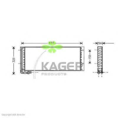 Конденсатор, кондиционер KAGER 94-6098