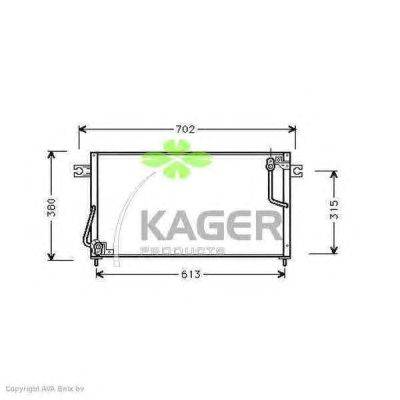 Конденсатор, кондиционер KAGER 94-6177