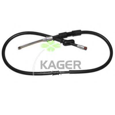 Трос, стояночная тормозная система KAGER 19-6151