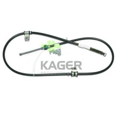 Трос, стояночная тормозная система KAGER 19-6505