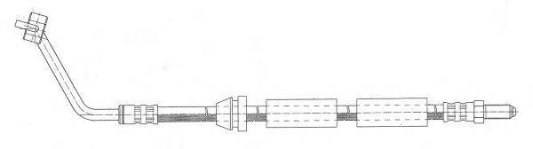 Тормозной шланг KAWE 511040