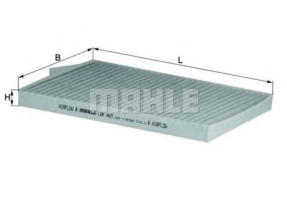 Фильтр, воздух во внутренном пространстве MAHLE ORIGINAL LAK 469