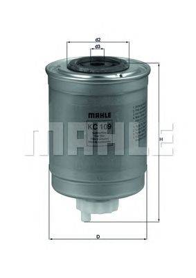 Топливный фильтр MAHLE ORIGINAL KC109