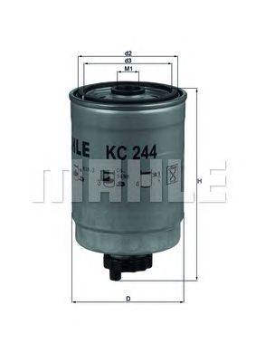 Топливный фильтр MAHLE ORIGINAL KC 244