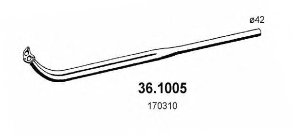 Труба выхлопного газа WALKER 14775