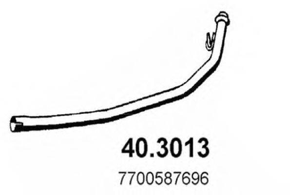 Труба выхлопного газа ASSO 403013