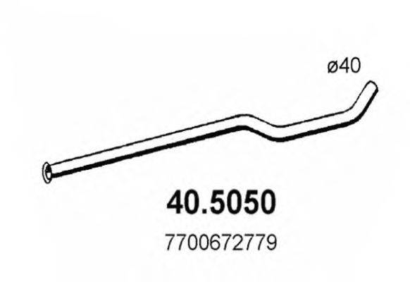 Труба выхлопного газа ASSO 40.5050