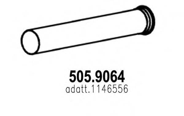 Труба выхлопного газа ASSO 505.9064