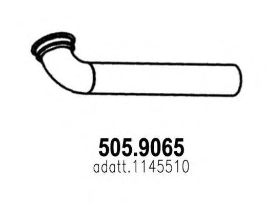Труба выхлопного газа ASSO 505.9065
