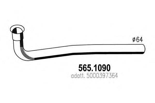 Труба выхлопного газа ASSO 565.1090