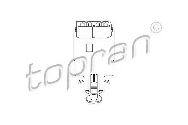 Выключатель фонаря сигнала торможения TOPRAN 500 498