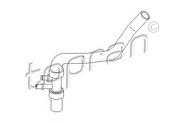Шланг радиатора TOPRAN 207 792