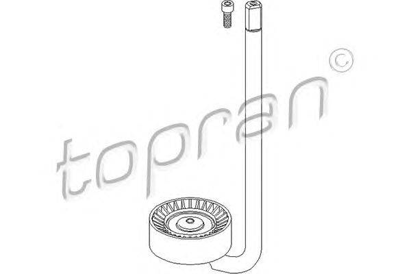 Паразитный / ведущий ролик, поликлиновой ремень TOPRAN 113 204