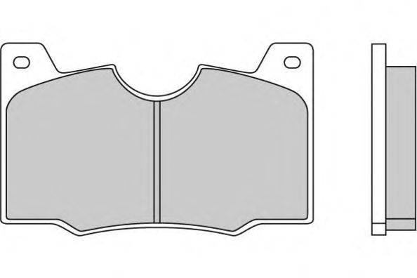 Комплект тормозных колодок, дисковый тормоз E.T.F. 120046