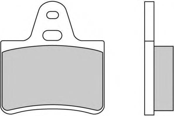 Комплект тормозных колодок, дисковый тормоз E.T.F. 12-0087