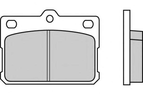 Комплект тормозных колодок, дисковый тормоз E.T.F. 12-0198