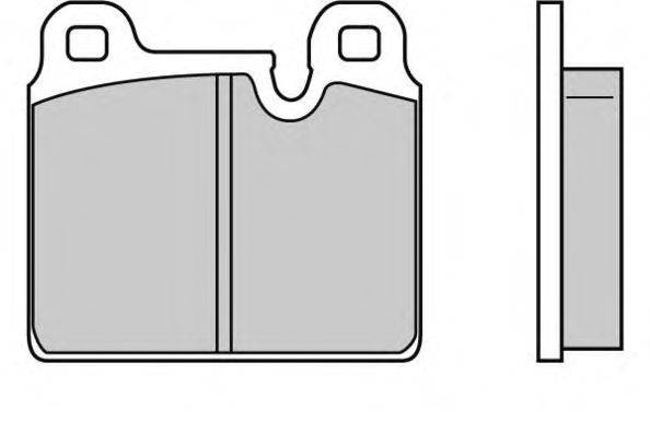 Комплект тормозных колодок, дисковый тормоз E.T.F. 12-0636
