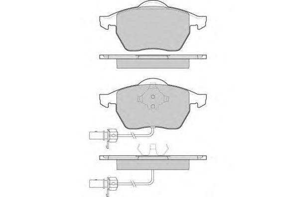 Комплект тормозных колодок, дисковый тормоз E.T.F. 12-0978