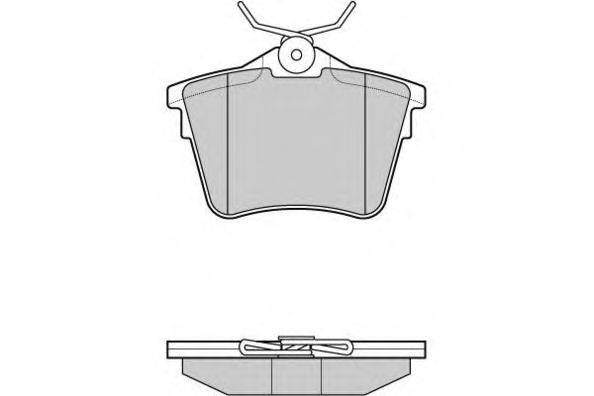 Комплект тормозных колодок, дисковый тормоз E.T.F. 12-1183