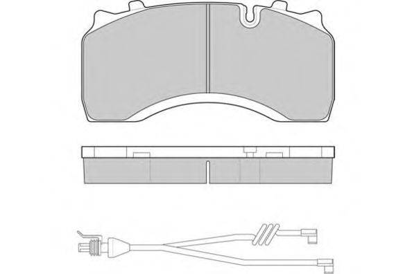 Комплект тормозных колодок, дисковый тормоз E.T.F. 29142