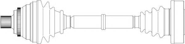 Приводной вал GENERAL RICAMBI AU3319