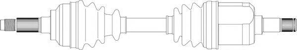 Приводной вал GENERAL RICAMBI MZ3024
