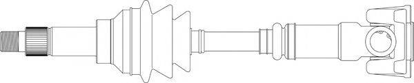 Приводной вал GENERAL RICAMBI RV3092