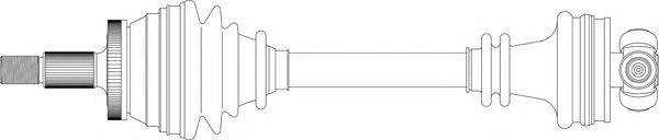 Приводной вал GENERAL RICAMBI SA3038