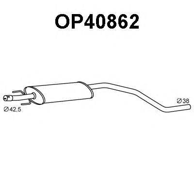 Предглушитель выхлопных газов VENEPORTE OP40862
