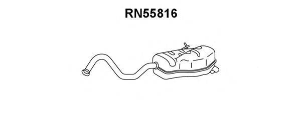 Глушитель выхлопных газов конечный VENEPORTE RN55816