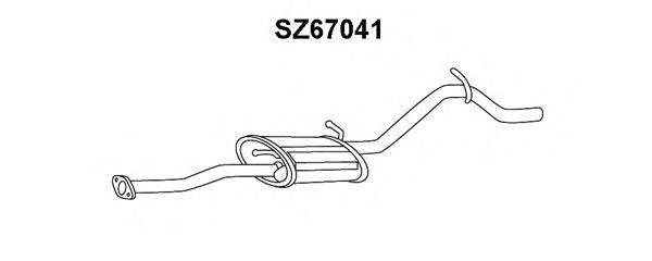 Глушитель выхлопных газов конечный VENEPORTE SZ67041