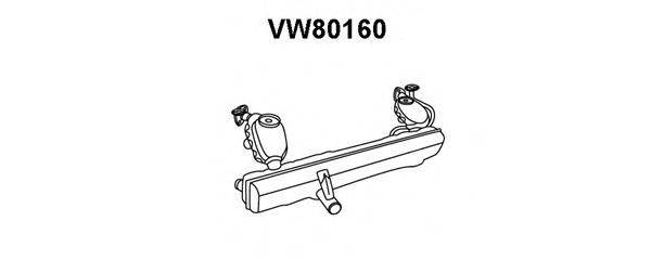 Предглушитель выхлопных газов VENEPORTE VW80160