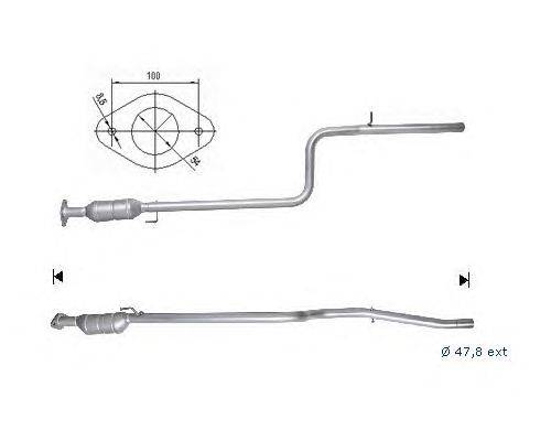 Катализатор MAGNAFLOW 61821D