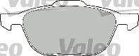 Комплект тормозных колодок, дисковый тормоз VALEO 598649